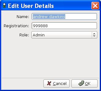 User editor